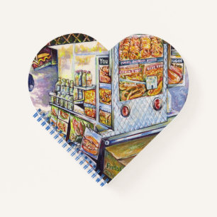 Außergewöhnliche künstlerische Arbeit Notizblock