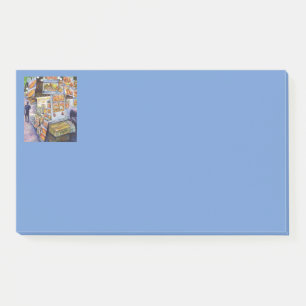 Außergewöhnliche künstlerische Arbeit Post-it Klebezettel