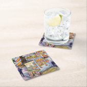 Außergewöhnliche künstlerische Arbeit Rechteckiger Pappuntersetzer (Vor Ort)