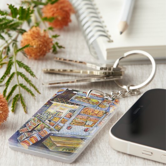 Außergewöhnliche künstlerische Arbeit Schlüsselanhänger (Vorderseite rechts)