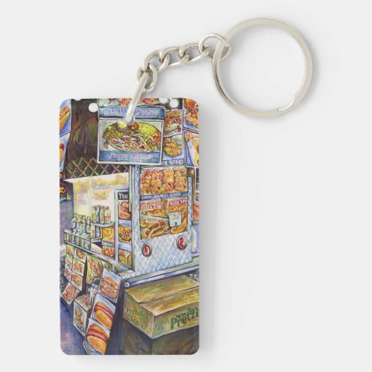 Außergewöhnliche künstlerische Arbeit Schlüsselanhänger (Rückseite)