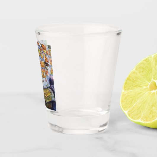 Außergewöhnliche künstlerische Arbeit Schnapsglas (Rechts)