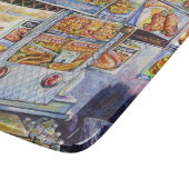 Außergewöhnliche künstlerische Arbeit Schneidebrett (Ecke)