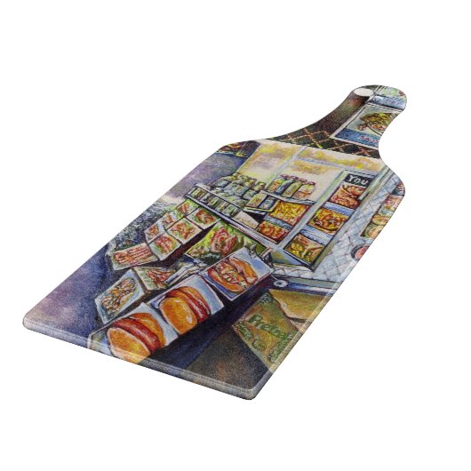 Außergewöhnliche künstlerische Arbeit Schneidebrett (Ecke)