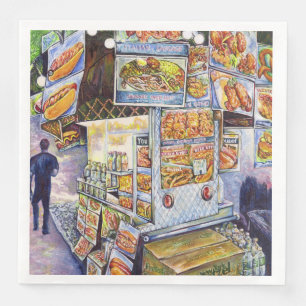 Außergewöhnliche künstlerische Arbeit Serviette