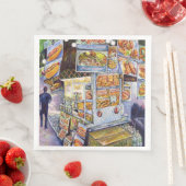 Außergewöhnliche künstlerische Arbeit Serviette (Beispiel)