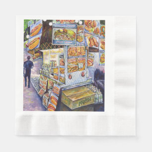 Außergewöhnliche künstlerische Arbeit Serviette