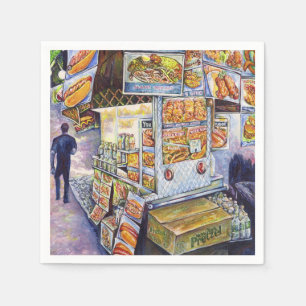 Außergewöhnliche künstlerische Arbeit Serviette