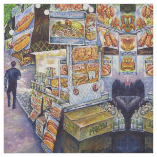 Außergewöhnliche künstlerische Arbeit Stoff