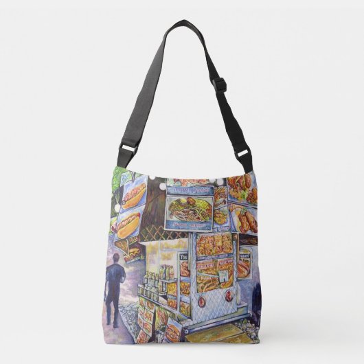 Außergewöhnliche künstlerische Arbeit Tragetaschen Mit Langen Trägern (Vorderseite)