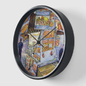 Außergewöhnliche künstlerische Arbeit Uhr (Winkel)