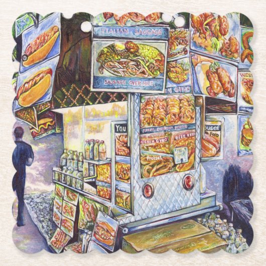 Außergewöhnliche künstlerische Arbeit Untersetzer (Vorderseite)