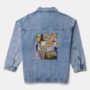 Außergewöhnliche künstlerische Arbeitsbelastung Jeansjacke
