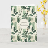 Außergewöhnliche Lehrerin – Florale Moderne Karte (Gelbe Blume)