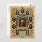 Außergewöhnliche Mönche der Amerikanischen Revolut Postkarte (Vorne/Hinten)