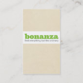 Außergewöhnliche vertikale PapierVisitenkarte Visitenkarte (Rückseite)