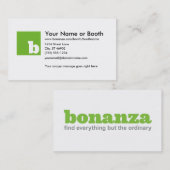 Außergewöhnliche weiße Visitenkarte (Vorne/Hinten)