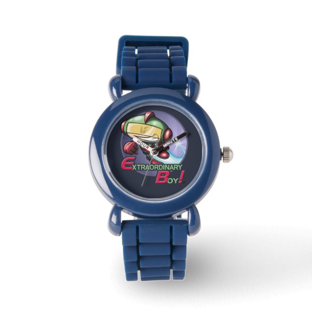 Außergewöhnlicher Junge! Armbanduhren (Vorderseite)