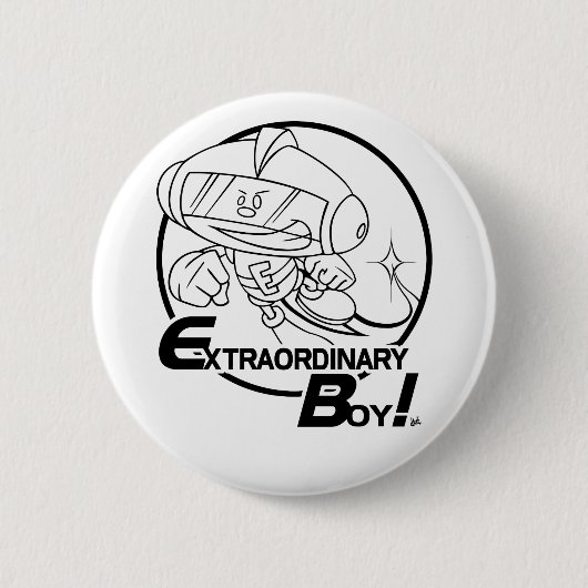 Außergewöhnlicher Junge! Button (Vorderseite)