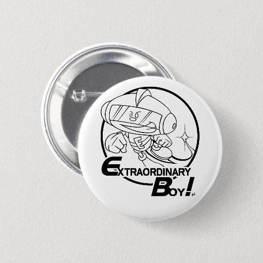 Außergewöhnlicher Junge! Button (Vorne & Hinten)