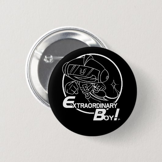 Außergewöhnlicher Junge! Button (Vorne & Hinten)
