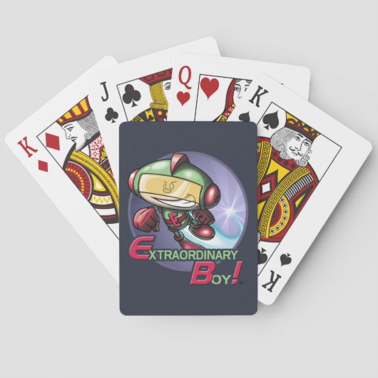 Außergewöhnlicher Junge! Karten spielen Spielkarten (Rückseite)