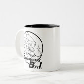 Außergewöhnlicher Junge! Tasse (Vorderseite Links)