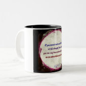 Außergewöhnlicher Mensch Zweifarbige Tasse (Vorderseite Links)
