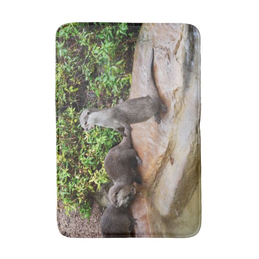 Außergewöhnlicher Otter, Memory Foam Badematte (Vorderseite Vertikal)