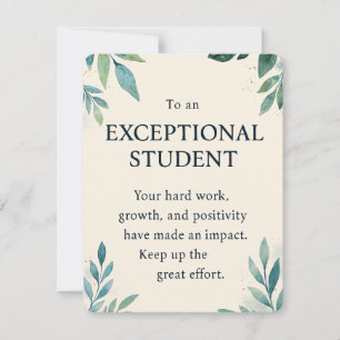 Außergewöhnlicher Schüler - Lehrer mit Inspiration