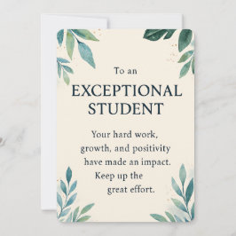 Außergewöhnlicher Schüler - Lehrer mit Inspiration Einladung