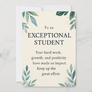 Außergewöhnlicher Schüler - Lehrer mit Inspiration Einladung