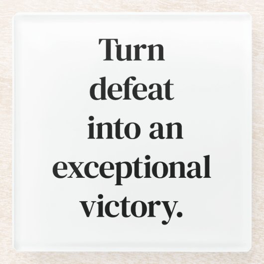 Außergewöhnlicher Untersetzer aus Glass (Vorderseite)