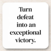 Außergewöhnlicher Untersetzer aus Hartkunststoff (Vorderseite)