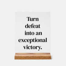 Außergewöhnliches Akryllisches Sieg