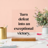 Außergewöhnliches Akryllisches Sieg Acrylschild (Hochzeit)