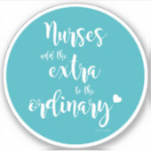 Außergewöhnliches Kurangebot zum Aquamarinen Kurst Aufkleber (Vorderseite)