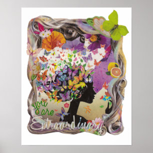 Außergewöhnliches, Motivierend Poster, inspirieren Poster