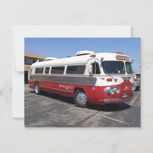 Außergewöhnliches Retro-Busfoto (Vorderseite)