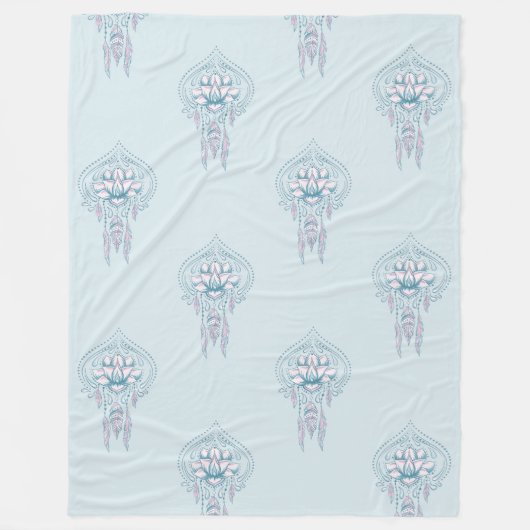 Außergewöhnliches spirituelles Symbol Muster 1 Fleecedecke (Vorderseite)