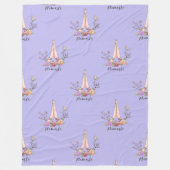 Außergewöhnliches spirituelles Symbol Muster 4 Fleecedecke (Vorderseite)