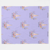 Außergewöhnliches spirituelles Symbol Muster 4 Fleecedecke (Vorderseite (Horizontal))