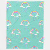 Außergewöhnliches spirituelles Symbol Muster 7 Fleecedecke (Vorderseite)