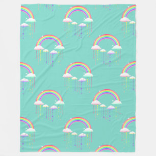 Außergewöhnliches spirituelles Symbol Muster 7 Fleecedecke