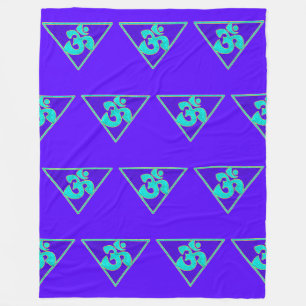 Außergewöhnliches spirituelles Symbol Muster 8 Fleecedecke