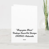 AUSSERGEWÖHNLICHES VINTAGES VALENTINCOVERART GREET FEIERTAGSKARTE (Rückseite)