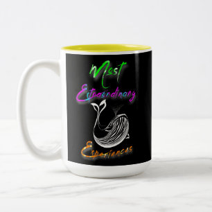 Außergewöhnlichste Erfahrungen Zweifarbige Tasse