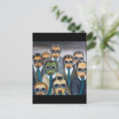 Außerhalb 4 der Sitzung Postkarte (Stehend Vorderseite)