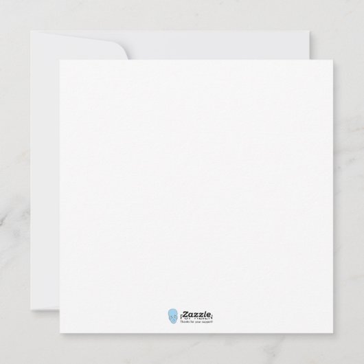 Außerhalb Afrikas Feiertagskarte (Rückseite)