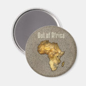 Außerhalb Afrikas Magnet (Vorderseite/Rückseite)